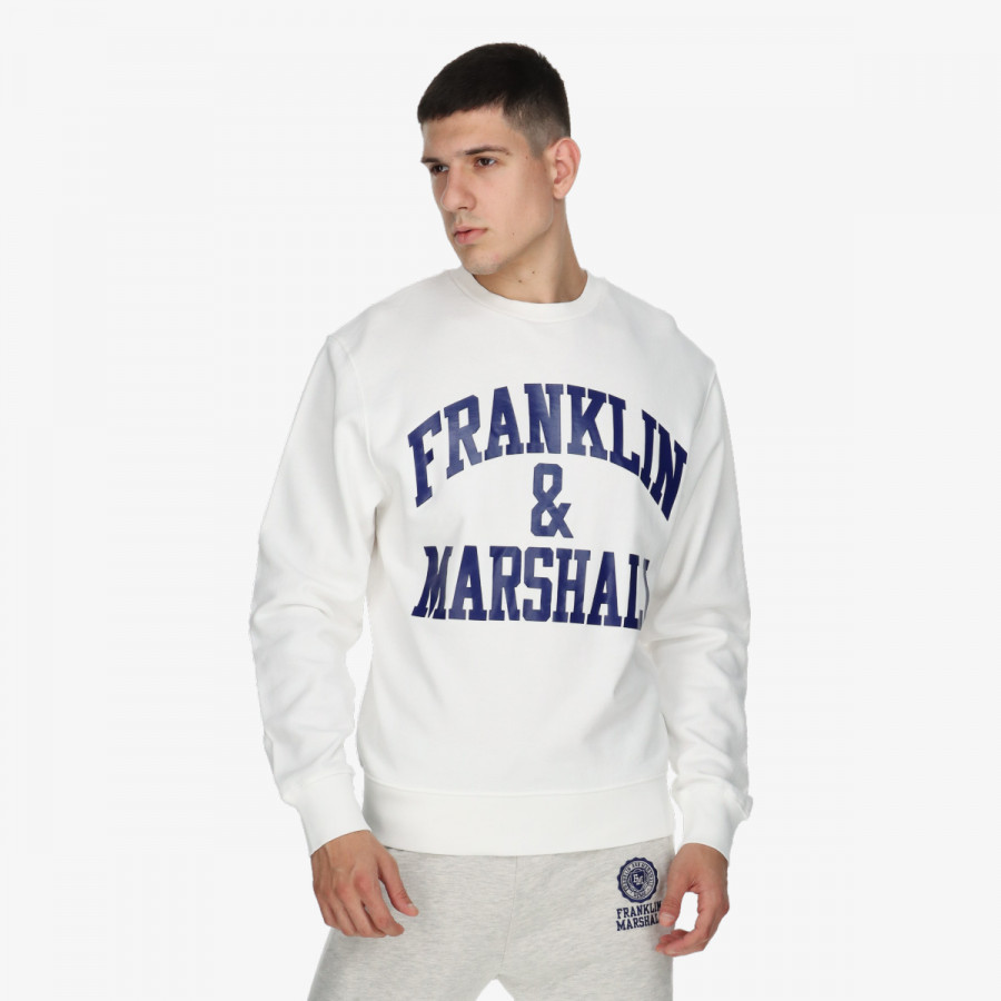 FRANKLIN & MARSHALL Majica s kapuljačom Crew 