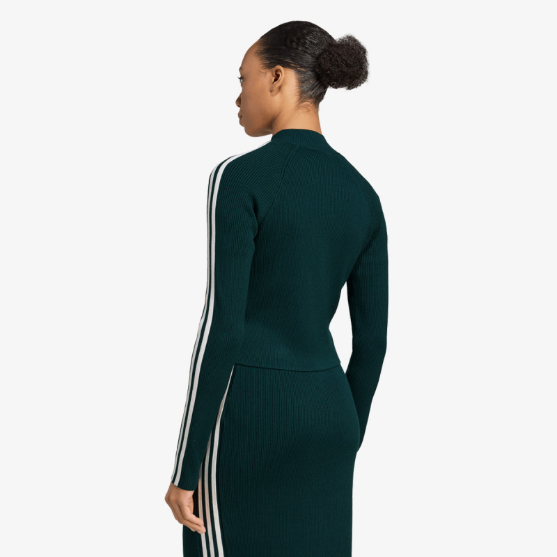 adidas Majica dugih rukava s patentom Adicolor 3-Stripes Slim 