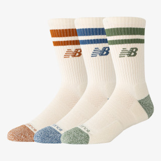 NEW BALANCE Čarape Active Lifestyle Striped Crew Socks 3 Pa 