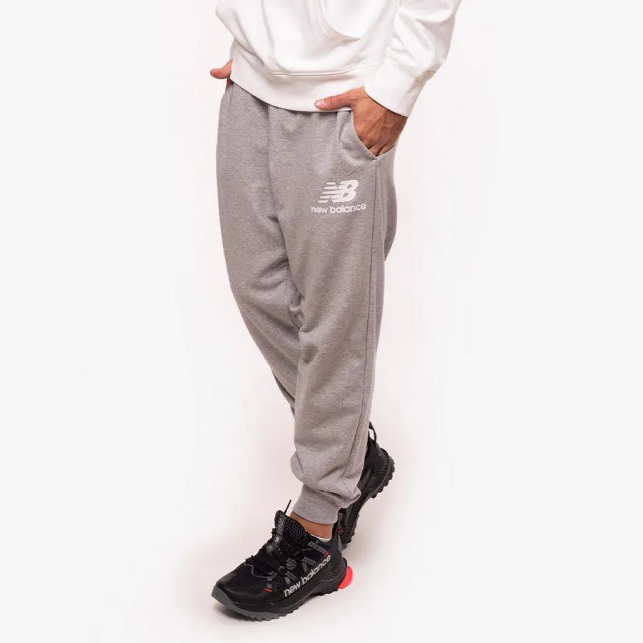 NEW BALANCE Donji dio trenirke ESSENTIALS STACKED LOGO SWEATPANT 