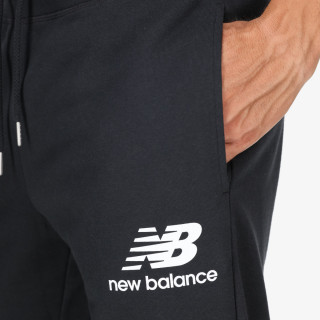 NEW BALANCE Donji dio trenirke ESSENTIALS STACKED LOGO SWEATPANT 
