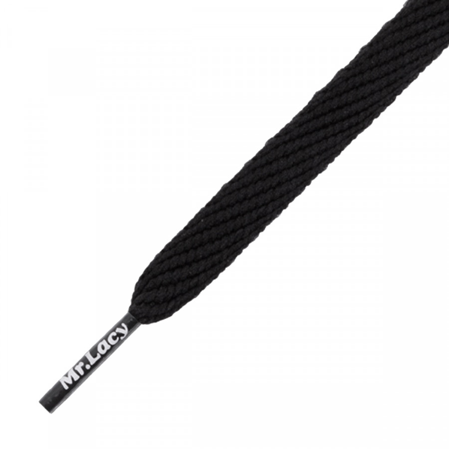 MR LACY Vezice Mr Lacy vezice - Flexies 90 cm, Black 