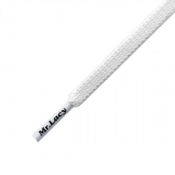 MR LACY Vezice Flexies 90 cm, White 