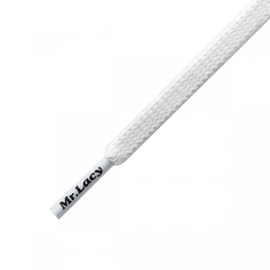 MR LACY Vezice Flexies 90 cm, White 