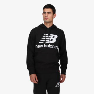 NEW BALANCE Majica s kapuljačom na patent ESSENTIALS STACKED LOGO PO HOODIE 