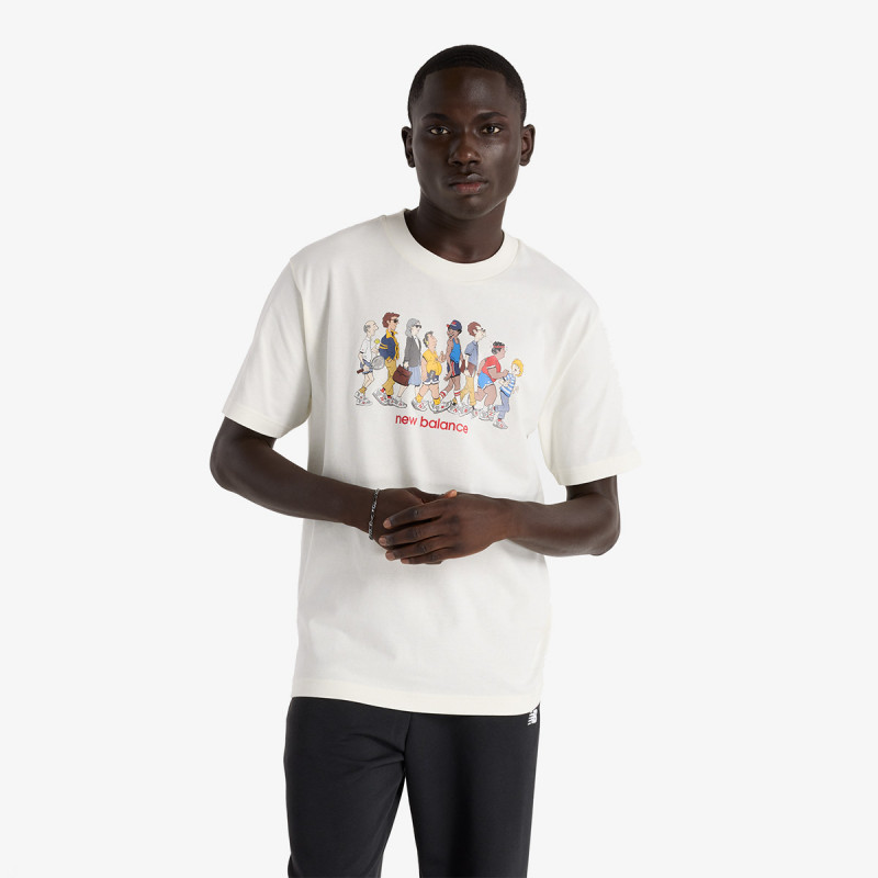 NEW BALANCE Majica kratkih rukava Athletics Relaxed Archive Walk 