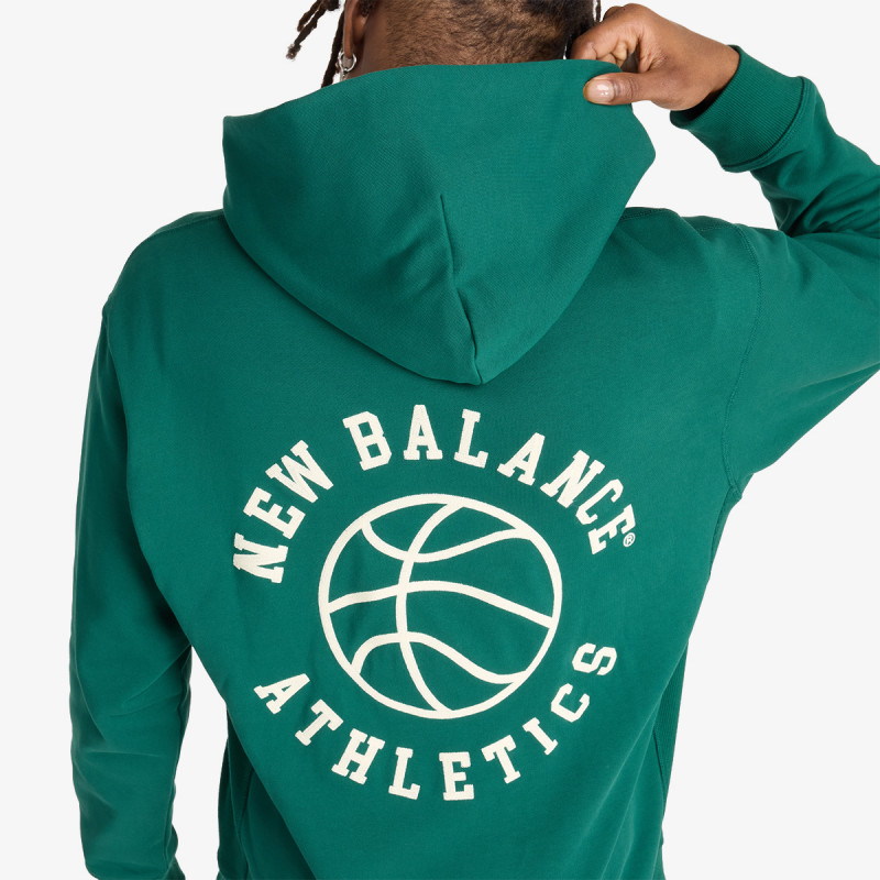NEW BALANCE Majica s kapuljačom Athletics Relaxed League 