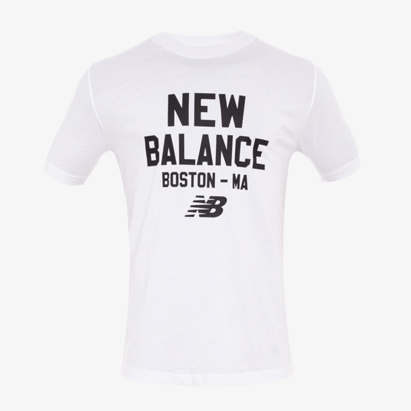 NEW BALANCE Majica kratkih rukava Stamp T-Shirt White 