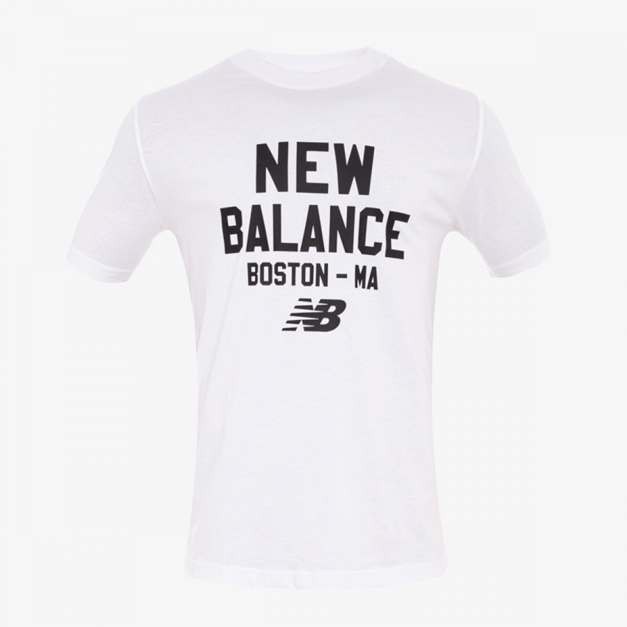 NEW BALANCE Majica kratkih rukava Stamp T-Shirt White 