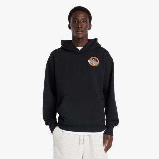 NEW BALANCE Majica s kapuljačom Ghica Sport Station Hoodie - BLACK 