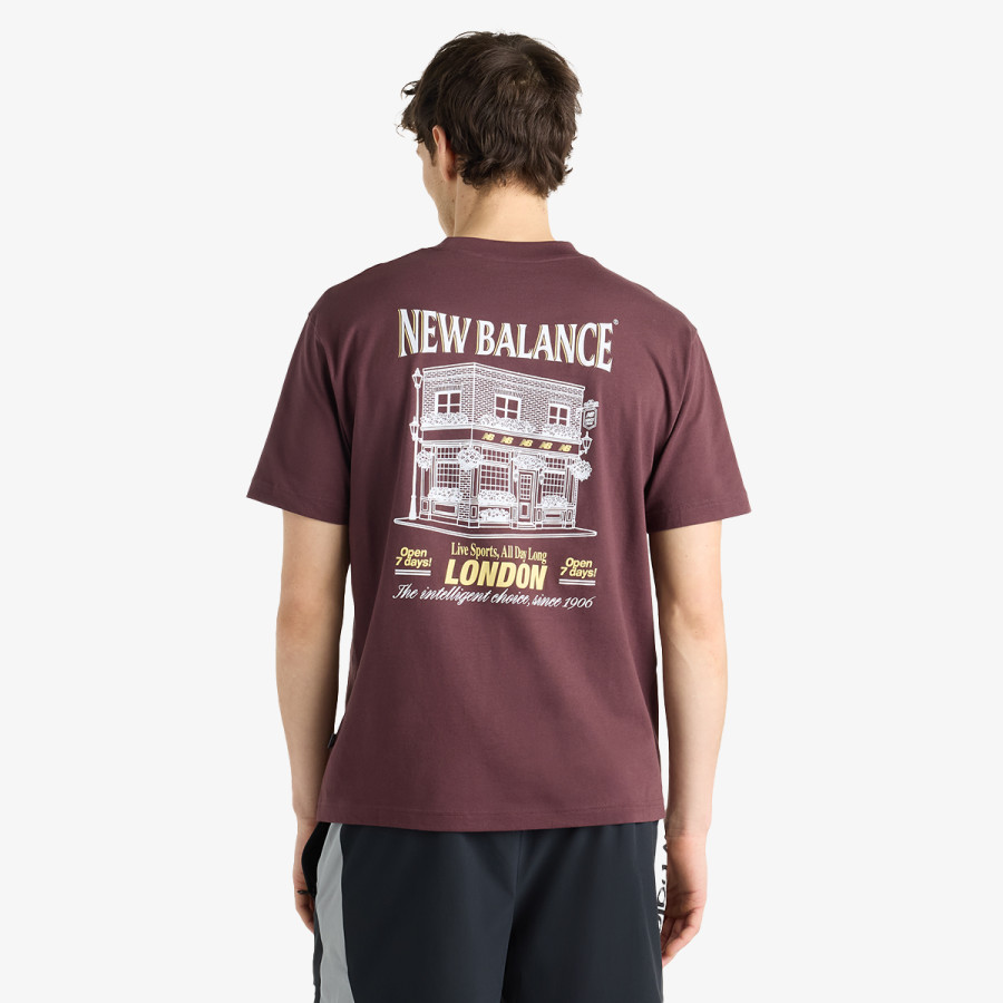 NEW BALANCE Majica kratkih rukava Grab a Bite London T-Shirt 