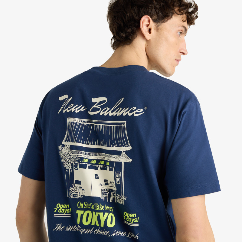 NEW BALANCE Majica kratkih rukava Grab a Bite Tokyo T-Shirt 