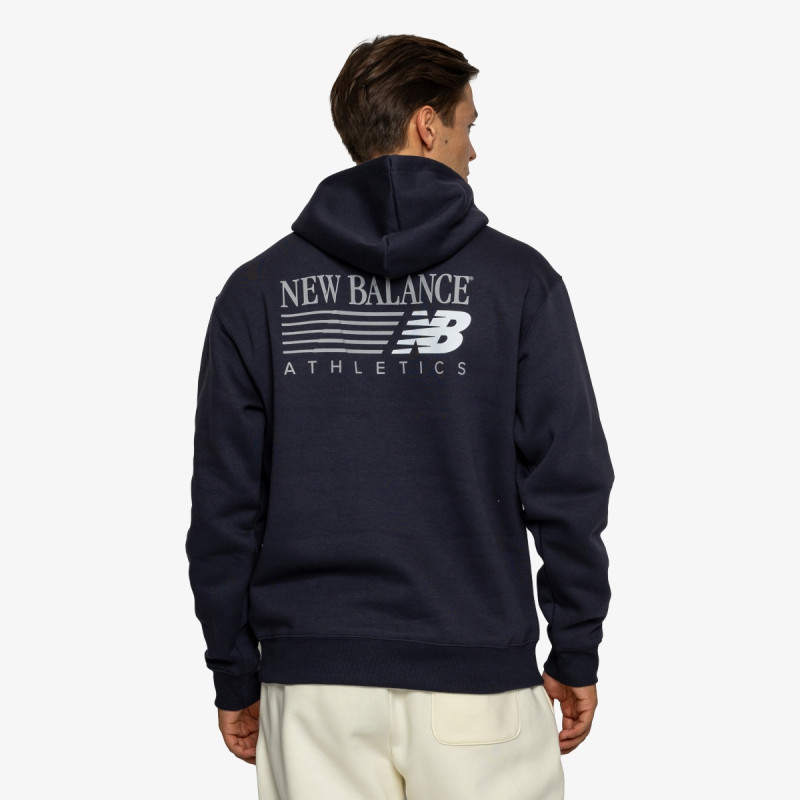 NEW BALANCE Majica s kapuljačom na patent Reimagined Fleece Hoodie 