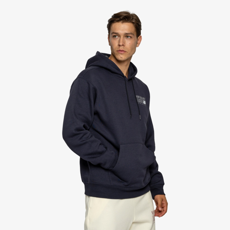 NEW BALANCE Majica s kapuljačom na patent Reimagined Fleece Hoodie 