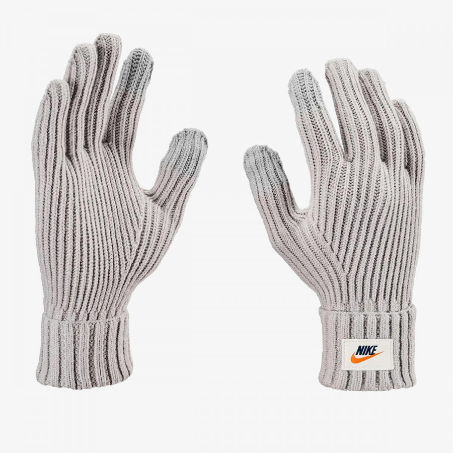 JR NIKE Rukavice NIKE U CITY KNIT GLOVE COLLEGE GREY/SAIL 
