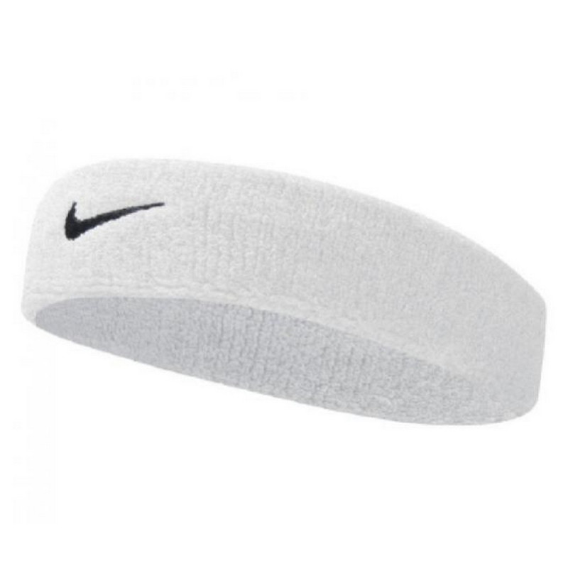 JR NIKE HEADBAND NIKE SWOOSH HEADBAND WHITE/BLACK 