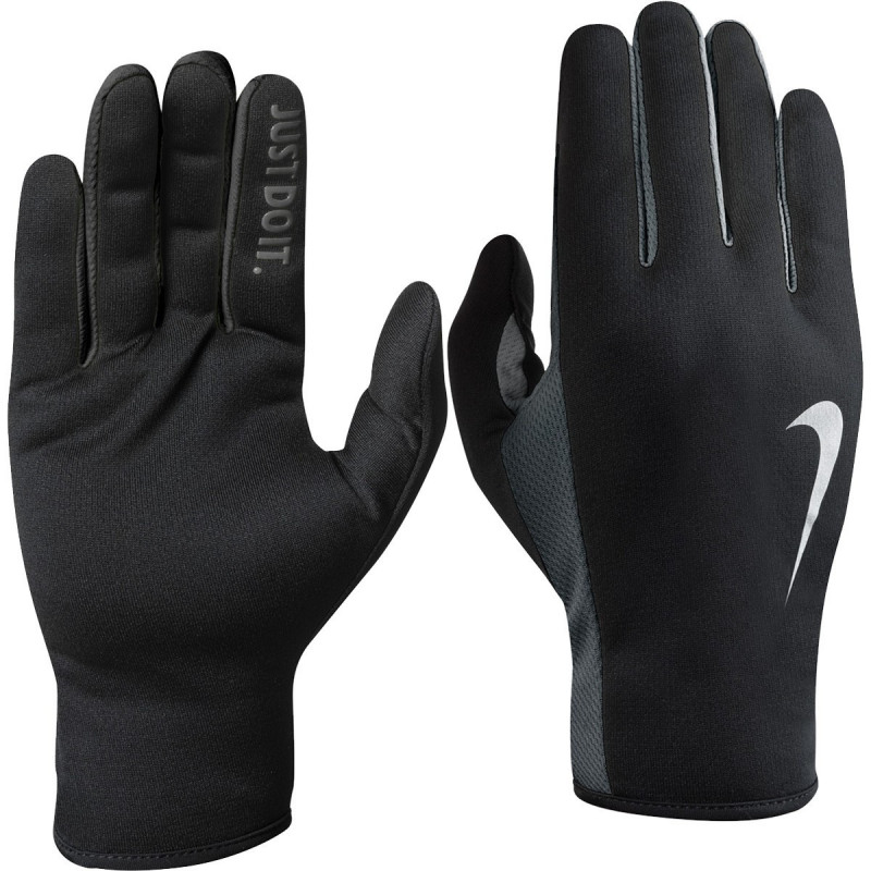 JR NIKE RUNNING EQUIPMENT NIKE WOMEN'S RALLY RUN GLOVES 2.0 S BLAC 
