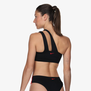 NIKE SWIM Bikini Asymmetrical Bikini Top 