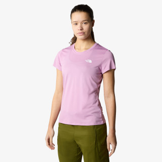 THE NORTH FACE Majica kratkih rukava W REAXION AMP CREW - EU MINERAL PURPLE 