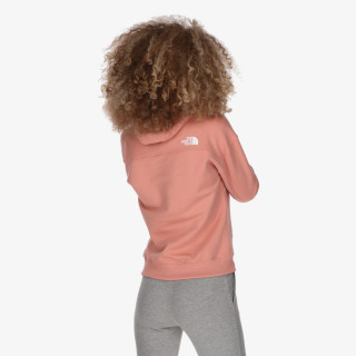 THE NORTH FACE Majica s kapuljačom W LHT DREW PEAK HD ROSE DAWN 