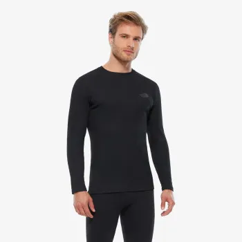 THE NORTH FACE Majica dugih rukava M EASY L/S CREW NECK TNF BLACK 