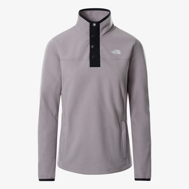 THE NORTH FACE Majica dugih rukava s polu patentom W HS SNAP NK MINIMALGREYHTHR 