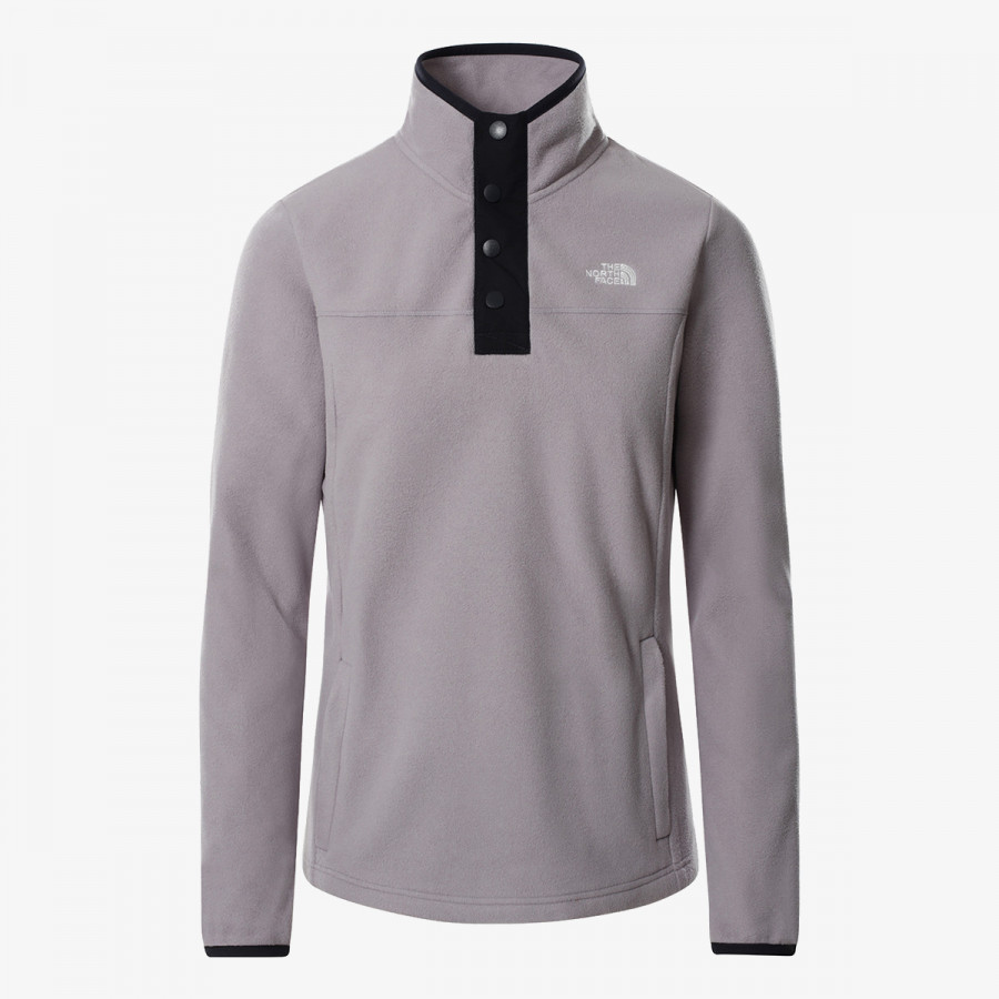 THE NORTH FACE Majica dugih rukava s polu patentom W HS SNAP NK MINIMALGREYHTHR 