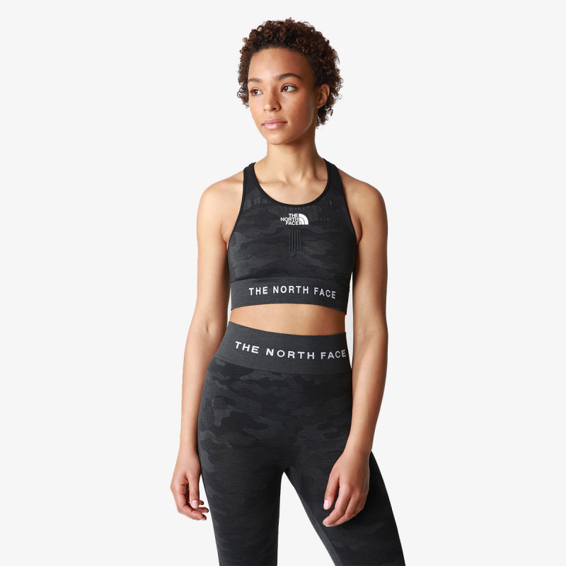 THE NORTH FACE Grudnjak W MA LAB SEAMLESS TOP - EU TNF BLACK/ASP 