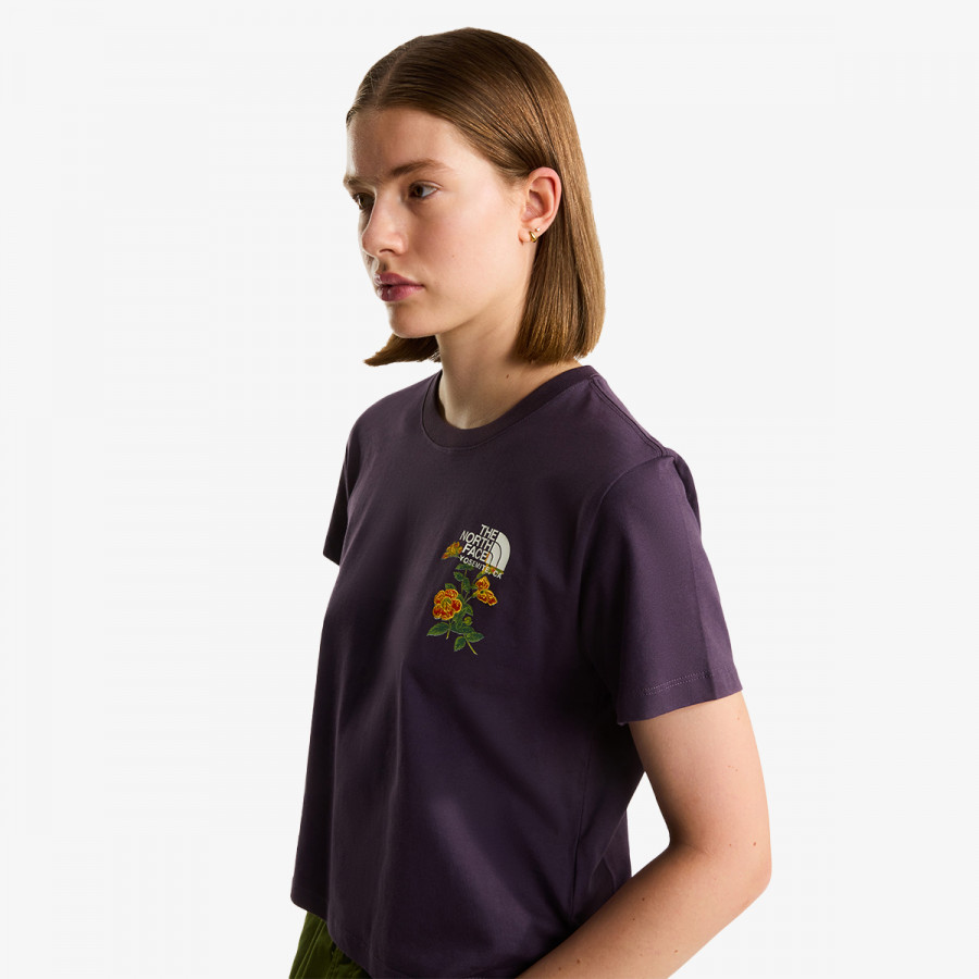 THE NORTH FACE Majica s kapuljačom FLORA EMBRO REGULAR SHORT SLEEVE TEE-G 