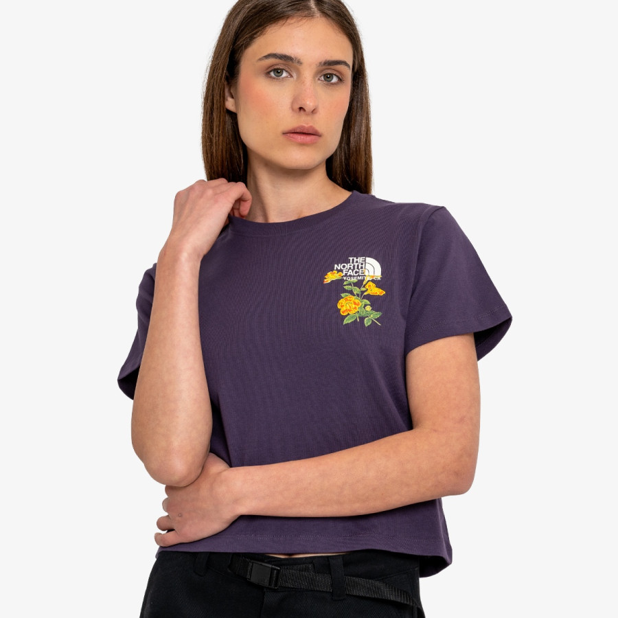 THE NORTH FACE Majica kratkih rukava FLORA EMBRO REGULAR SHORT SLEEVE TEE-G 