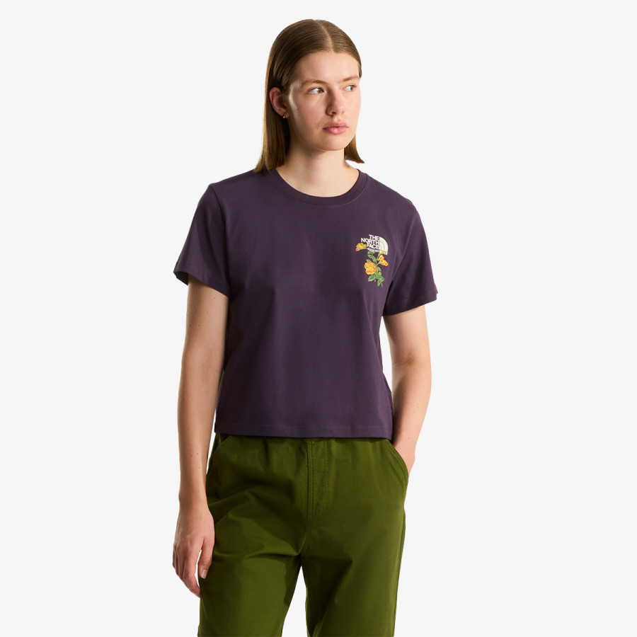THE NORTH FACE Majica s kapuljačom FLORA EMBRO REGULAR SHORT SLEEVE TEE-G 