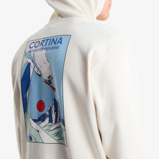 THE NORTH FACE Majica s kapuljačom U MOUNTAIN CELEBRATION RELAXED HOODIE-GR 