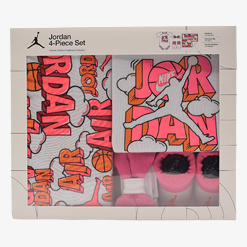 Komplet za djecu JHG GIRLS HB/BS/BOOTIE/BLANKET 