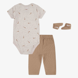 NIKE Komplet za djecu NHN 3PK BODYSUIT & WAFFLE PANT 