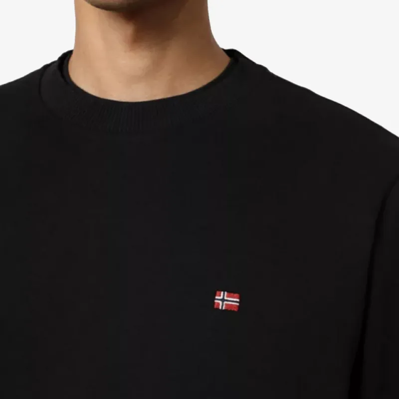 NAPAPIJRI Majica bez kragne BALIS CREW 1 BLACK 041 