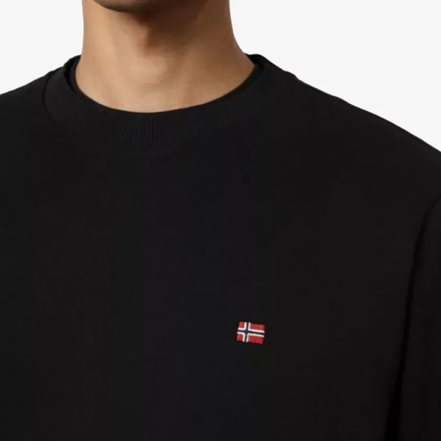 NAPAPIJRI Majica bez kragne BALIS CREW 1 BLACK 041 