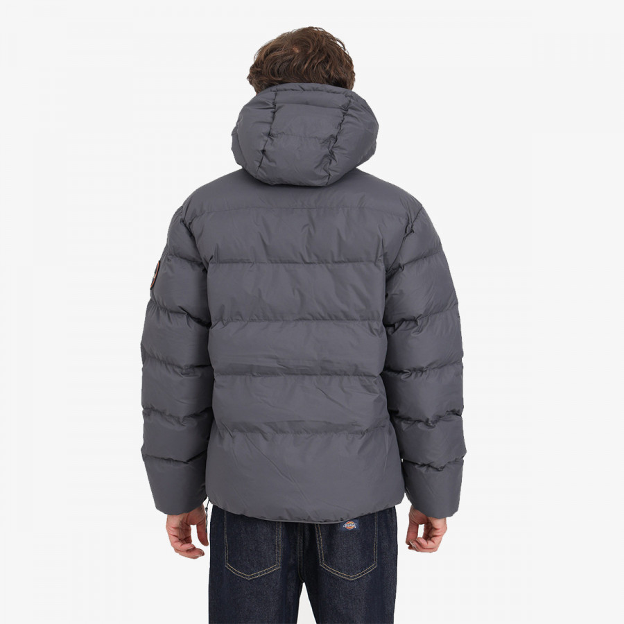 NAPAPIJRI Jakna RAINFOREST OP WI PUF DARK GREY SOLID 