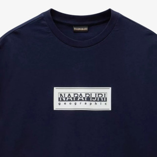 NAPAPIJRI Majica kratkih rukava S-BOX LOGO SS 176 BLU MARINE 