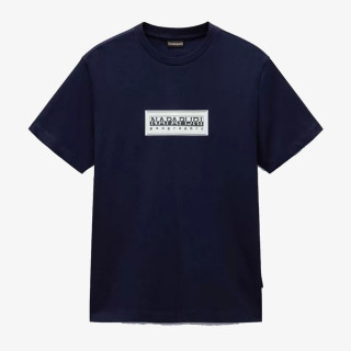 NAPAPIJRI Majica kratkih rukava S-BOX LOGO SS 176 BLU MARINE 