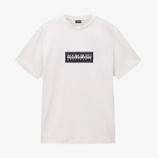 NAPAPIJRI Majica kratkih rukava S-BOX LOGO SS N1A WHITE WHISPER 