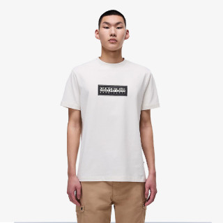 NAPAPIJRI Majica kratkih rukava S-BOX LOGO SS N1A WHITE WHISPER 