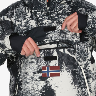 NAPAPIJRI Jakna RAINFOREST NEXT AOP F9O AOP DET TR F9O 
