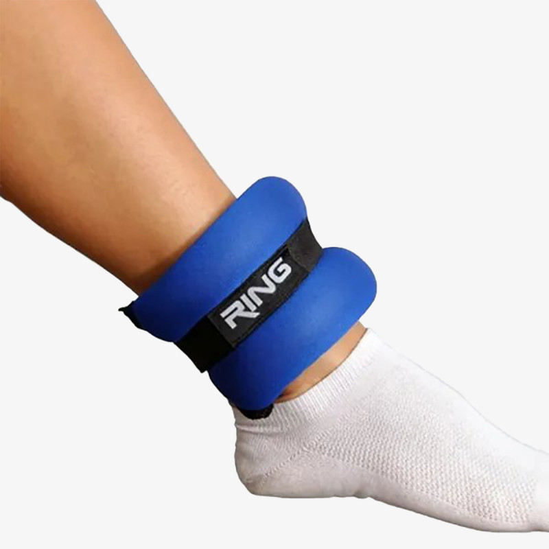 RING SPORT FITNESS EQUIPMENT ANKLE WEIGHTS 2X1.5 KG 