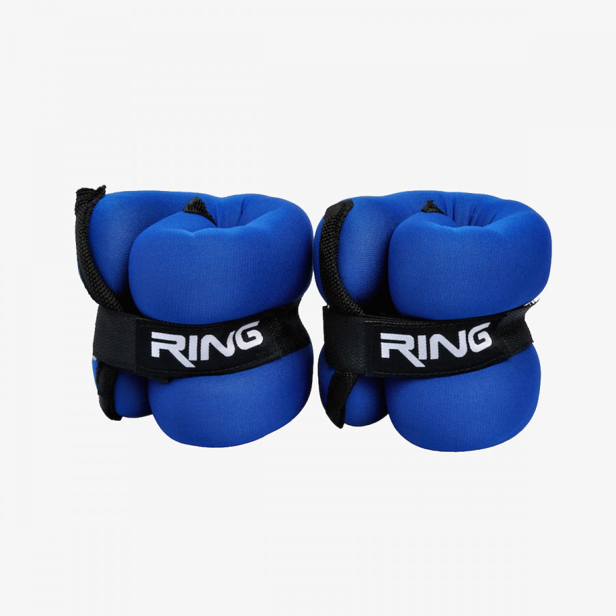 RING SPORT FITNESS EQUIPMENT ANKLE WEIGHTS 2X1.5 KG 
