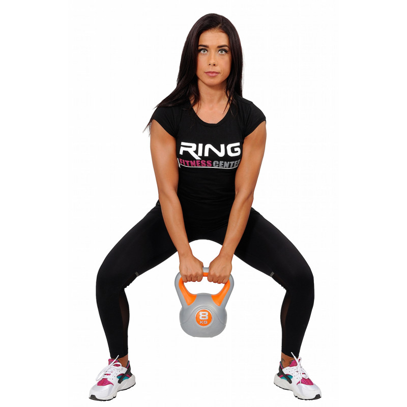 RING SPORT FITNESS EQUIPMENT CEMENT KETTLEBEL 8 KG 