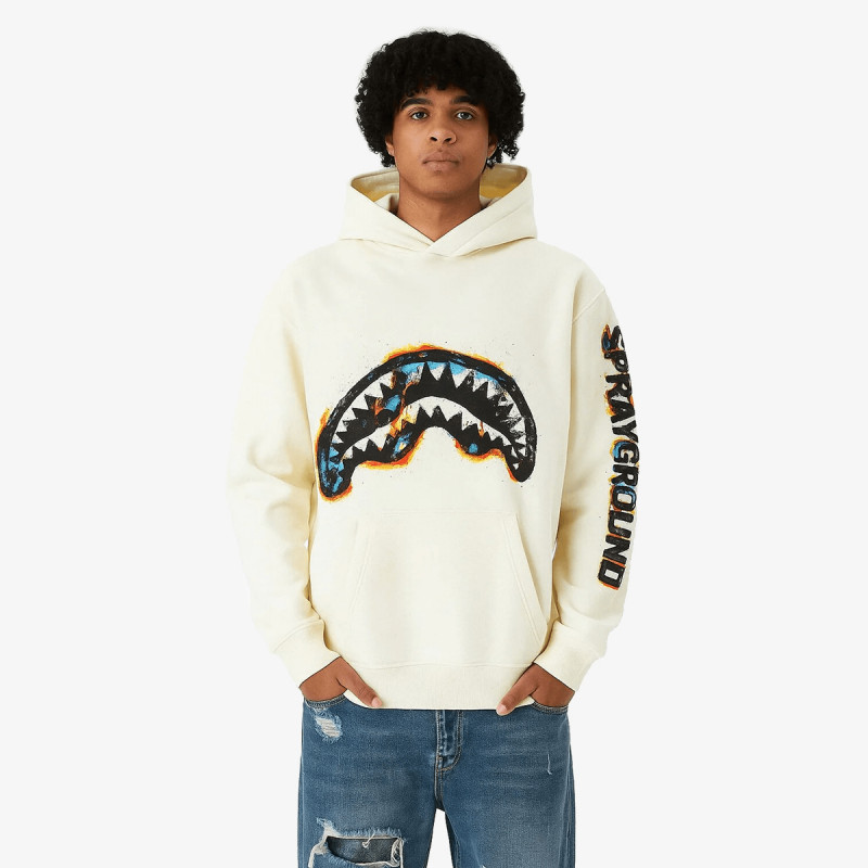 SPRAYGROUND Majica s kapuljačom OXIDIZED SHARK HOODIE IVO 