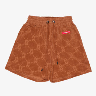 SPRAYGROUND Kratke hlače ALL THE MONEY SHORTS BROWN 