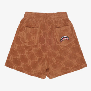 SPRAYGROUND Kratke hlače ALL THE MONEY SHORTS BROWN 
