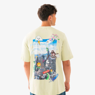 SPRAYGROUND Kratke hlače CHARACTER INVASION T-SHIRT SAGE 