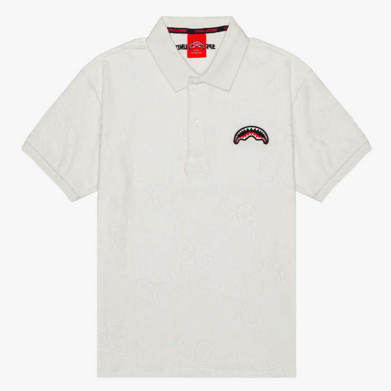 SPRAYGROUND Kratke hlače SG JAQUARD POLO SHIRT WHT 